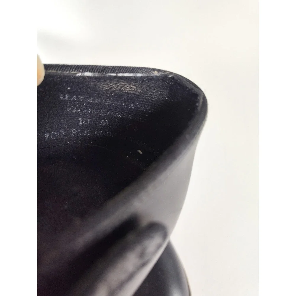 Dance Shoes Size 10 Leather Upper & Sole T-strap Mary Janes Black Salsa Latin